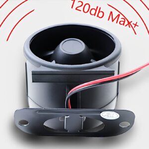 Car Anti-Theft Horn Siren, Horn Alarm 12V Tweeter Alarm Treble Voice Speaker High Decibel Intelligent Voice Alarm - Image 2