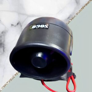 Car Anti-Theft Horn Siren, Horn Alarm 12V Tweeter Alarm Treble Voice Speaker High Decibel Intelligent Voice Alarm - Image 1