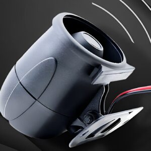 Car Anti-Theft Horn Siren, Horn Alarm 12V Tweeter Alarm Treble Voice Speaker High Decibel Intelligent Voice Alarm - Image 3