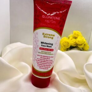 Glupatone Whitening Face Wash GS 120 - Extreme Strong Powerful Whitening for Clear Skin 100ml - Image 1