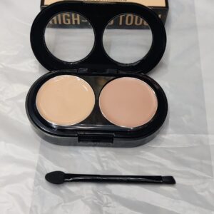 Creamy 2 in 1 Concealer Kit Warm Beige Creamy Concealer + Pale Yellow Sheer Finish Pressed Powder - Image 1
