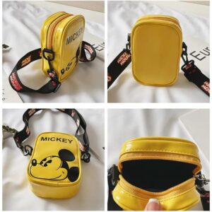 Disney Pu Mickey Mouse Children's Shoulder Bag Messenger Bag Cartoon Boys Girls Children - Image 5