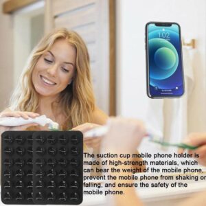 1 Pc Mobile Phone Silicone Suction Cup Square Mobile Phone Single-Sided Case Anti-Slip Holder Mount Suction (random color) - Image 3