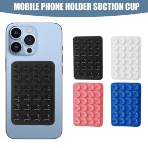 1 Pc Mobile Phone Silicone Suction Cup Square Mobile Phone Single-Sided Case Anti-Slip Holder Mount Suction (random color) - Image 5