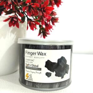 Charcoal Soft N Shine  Finger Wax 225gm - Image 1