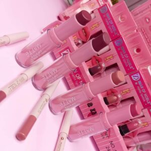 2 In 1 LIPSTICK AND LIP LINER SET IMAN OF NOBLE DYE AND PENCIL - Image 4