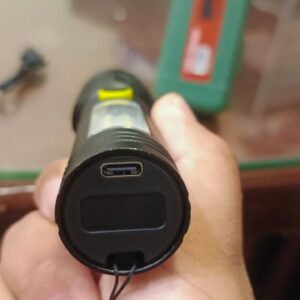 Ruilang Portable Rechargeable Powerful LED Flashlight, Aluminum Alloy Zoom Flashlight - Image 5