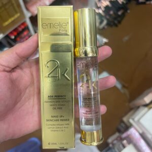 Emelie Paris 24K Gold Age Perfect Makeup+Skincare Primer (30ml) - Image 1