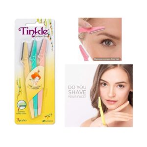 Pack of 3 Tinkle Eyebrow Razor Eyebrow Face Hair Removal & Shaper - Image 4