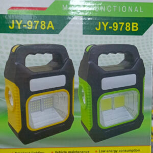 JY-978A Solar portable lamp multi functional for outdoor Hiking long Range light(random color) - Image 3