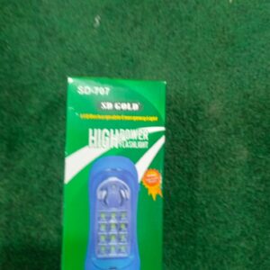 SD 707 flashlight rechargeable emergency light (RAndom Color) - Image 3