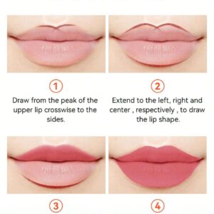 HUDAMOJI Ultra Matte Finish Lip Gloss And Lip Liner Lip Contour Set - Image 4