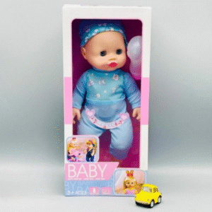 Baby Doll With Sound And Feeding Bottle/ Repeating Mama papa / Cell operated.Realistic doll. - Image 3