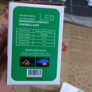Multifunctional LED Bulb+Battery EMERGENCY ENERGY-SAVING LAMP 100W(ML-71S) - Image 3