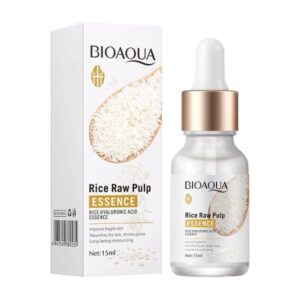 BIOAOUA Hyaluronic Acid Rice Raw Pulp Essence Face Serum 15ml - Image 3