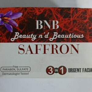 B and B Saffron Whitening Facial Kit 3 in 1 - Urgent Facial & Dead Skin Removal - Image 3