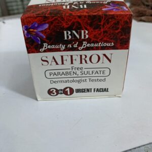 B and B Saffron Whitening Facial Kit 3 in 1 - Urgent Facial & Dead Skin Removal - Image 2
