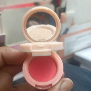 3 In 1 Matte Highlighter Blush Palette Pearly Blusher Shimmer Brighten Silkworm Eyeshadow Face Contour Powder Makeup Palette - Image 3