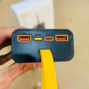 20000mAh PD Power Bank with a transparent body and side LEDs - Image 2