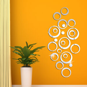 Acrylic Ring Mirror Wall Decor - Image 3