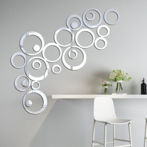 Acrylic Ring Mirror Wall Decor - Image 4