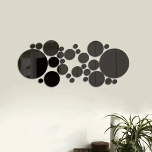 Round shape Acrylic Ring Mirror Wall Decor - Image 3