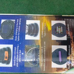 Handle LED Camping Lantern Rechargeable Tent lamp solar powered camping lamp for outdoor(random color) - Image 2