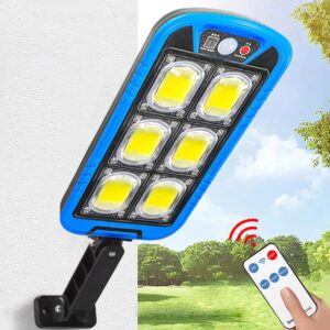 Solar Street COB Light With Sensor ZB-150B | Motion Sensor Security Streetlights for Parking Lot ? Remote Control - Image 3