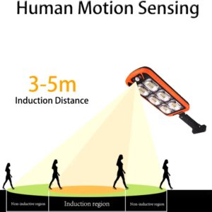 Solar Street COB Light With Sensor ZB-150B | Motion Sensor Security Streetlights for Parking Lot ? Remote Control - Image 4