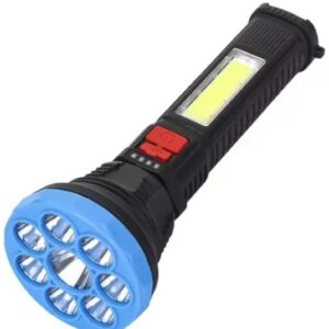 JX-1106C High Brightness Flashlight USB Charging w/ Cord Portable Durable Lamp (random color) - Image 5