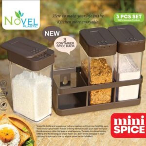 Spice Masala Plastic Storage box and herbs ( pack of 3) - Image 3