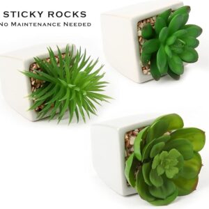 Mini plant Artificial Flowers Decoration | Artificial Plants Ball for Home (1 pc Square shape) - Image 4