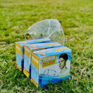 Premium Unisex Full Shield Face Mask - Transparent, Anti-Fog, Comfortable and Reusable Protective Visor for Daily Use - Image 2