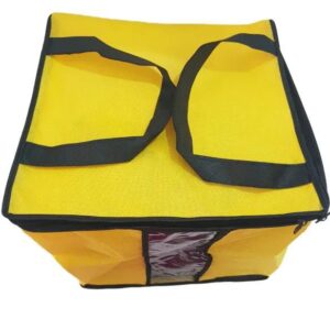 Non Woven Foldable Clothes Organizer Box Bag (Random color) - Image 3