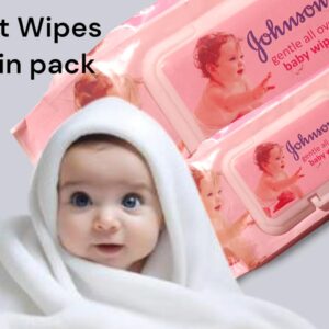 ( Pack of 2)Johnson's Baby Skincare Wipes Wet Wipes - Image 1
