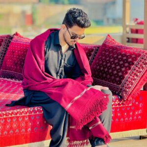 AS Premium Handmade Shawls / High Quality Traditional Wool Shawl For Men - Image 2