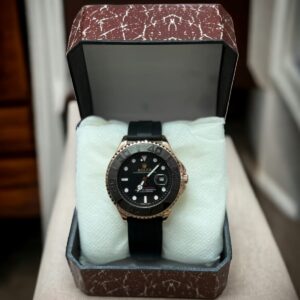 Rolex Rubber Strap Premium Quality Watch (Without Box) - Image 1