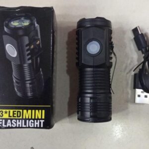 Mini Flashlight Flash Super Power Waterproof Camping Light / Pocket Flashlight with Clip USB Rechargeable Powerful Flashlight - Image 4