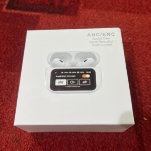 Air A9 Pro Digital Display Case Airpods  / ANC/ENC Touch Screen Wireless Earbuds - Image 4
