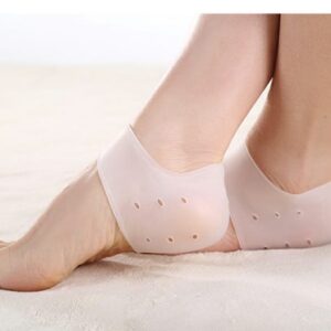 Pair of half Heel Pain Anti Crack Silicone Set - Anti Crack  For Pain Relief Unisex With Box - Image 2