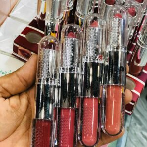 Highly Pigmented, Soft And Smooth Texture Matt - 2 in 1 Lipstick + Lipgloss (Random color) - Image 2