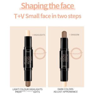 3D Concealer Stick Highlighter Face Contour Pen Long Lasting Face Contour Pen - Image 3