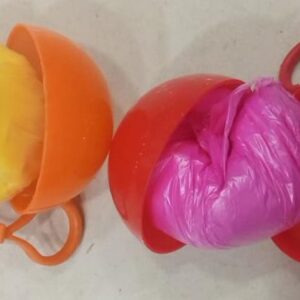 Portable Raincoat Ball Disposable Raincoats Waterproof Transparent Rain Cover Emergency Coat (random color) - Image 2