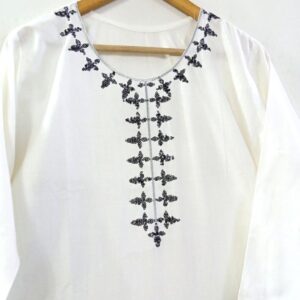 2 pcs Embroidered Cotton Lawn Shirt & Trouser - Image 2