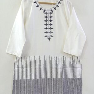 2 pcs Embroidered Cotton Lawn Shirt & Trouser - Image 1