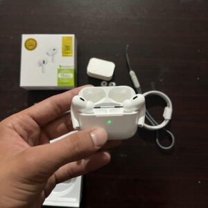 Airpods Pro Platinum With ANC, White with Active Noise Cancellation (ANC) - Image 3