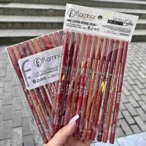 Flormar lip pencils shades of nude Color Multicolor Package Includes 6 x Lip Pencil(Random color) - Image 1