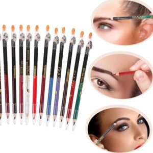 ( Pack of 6  )2 in 1 colors eye pencil multipurpose Eye Pencil (Random color) - Image 5