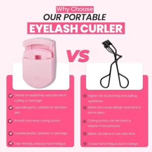 2-in-1 Eyelash Curler for All Eye Shapes ? Professional Lash Curler for Natural Lift & Curl - Image 5