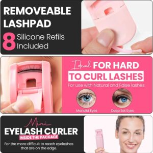 2-in-1 Eyelash Curler for All Eye Shapes ? Professional Lash Curler for Natural Lift & Curl - Image 3